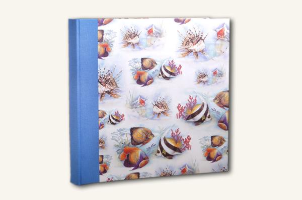Photo album for gluing "Fish", colorful album